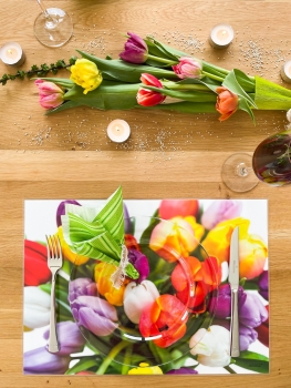 Papiertischset For You (Tulips)